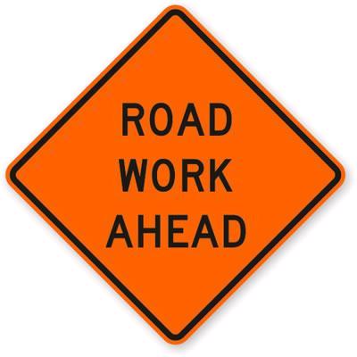 Rental store for SIGN, 48  ROAD WORK AHEAD in Allentown PA