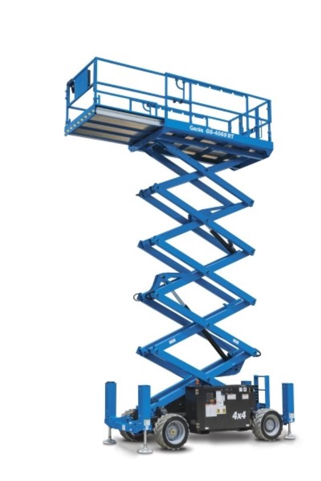 Rental store for Lift, 43  Scissors 4wd w  Outriggers in Allentown PA